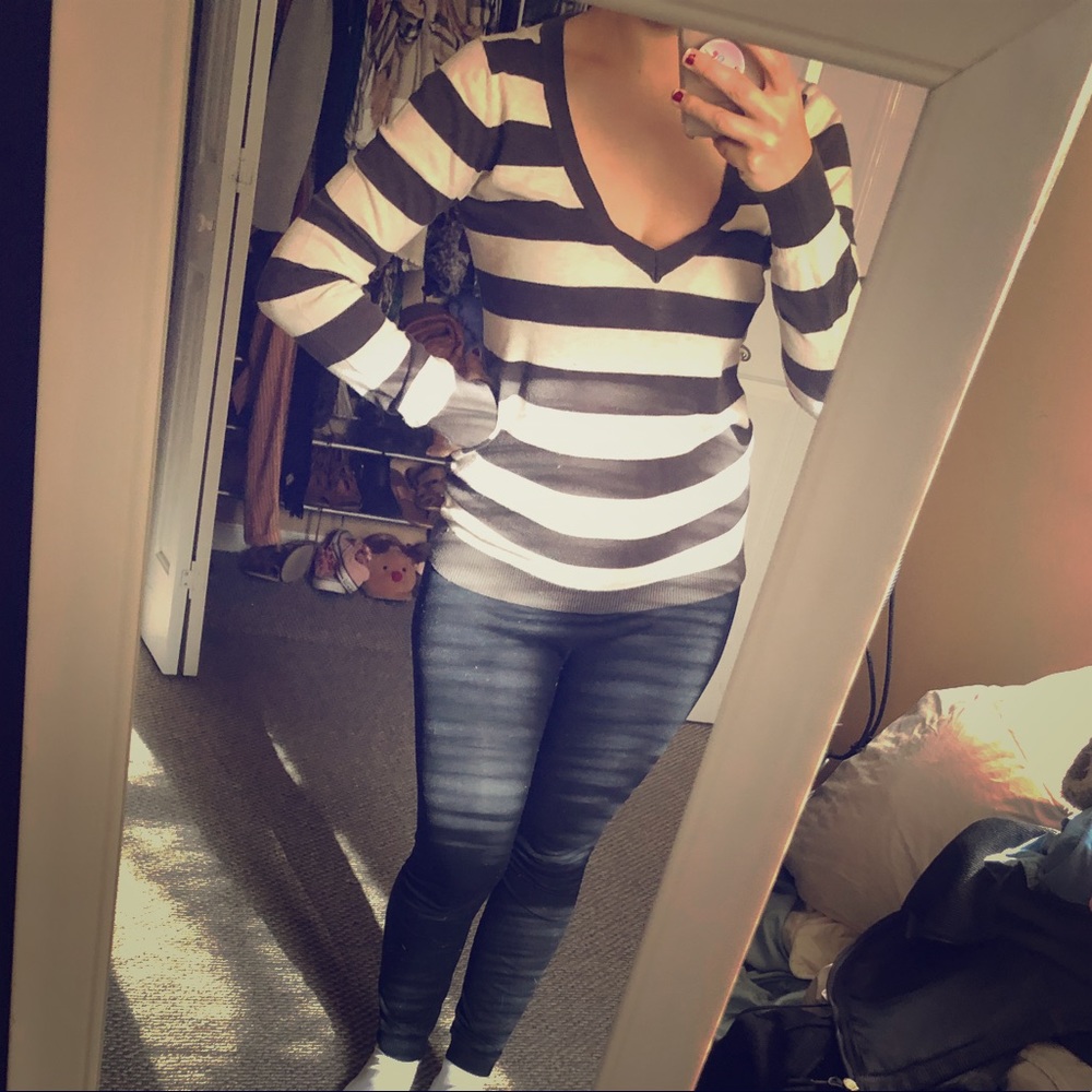 Forever 21 striped long sleeve